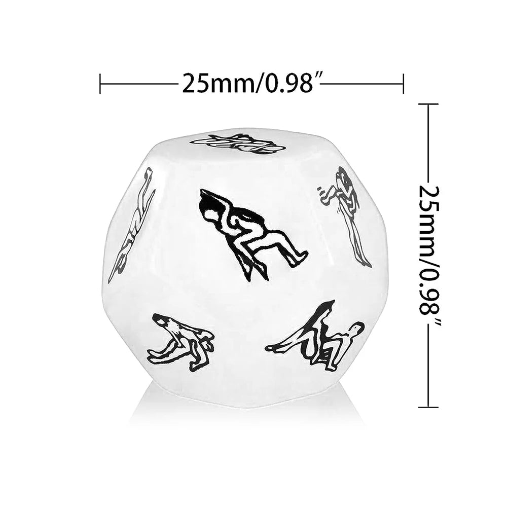 Runyu Adult Couple Sex Dice Game Toys Male And Female Flirting Dice And Adult Bedroom Gifts