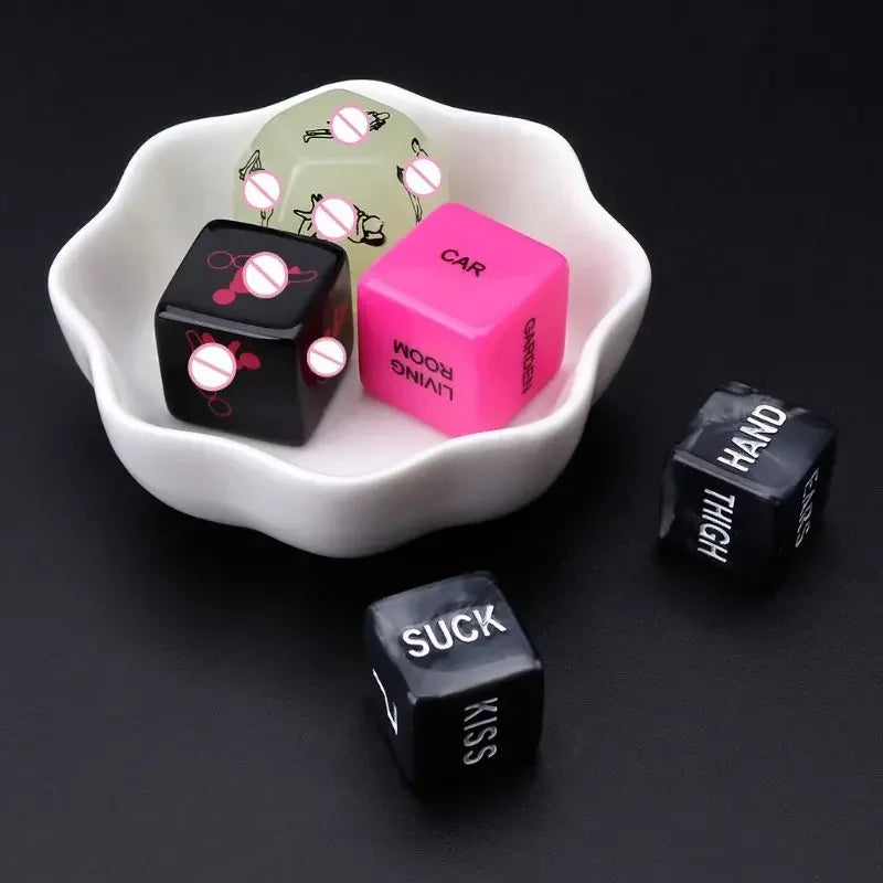 Couple Fun Dice Role Playing Dice Party Dice Novel Toy Game for Bachelor Party or Adult Couples Gift for Adult Sex Toys