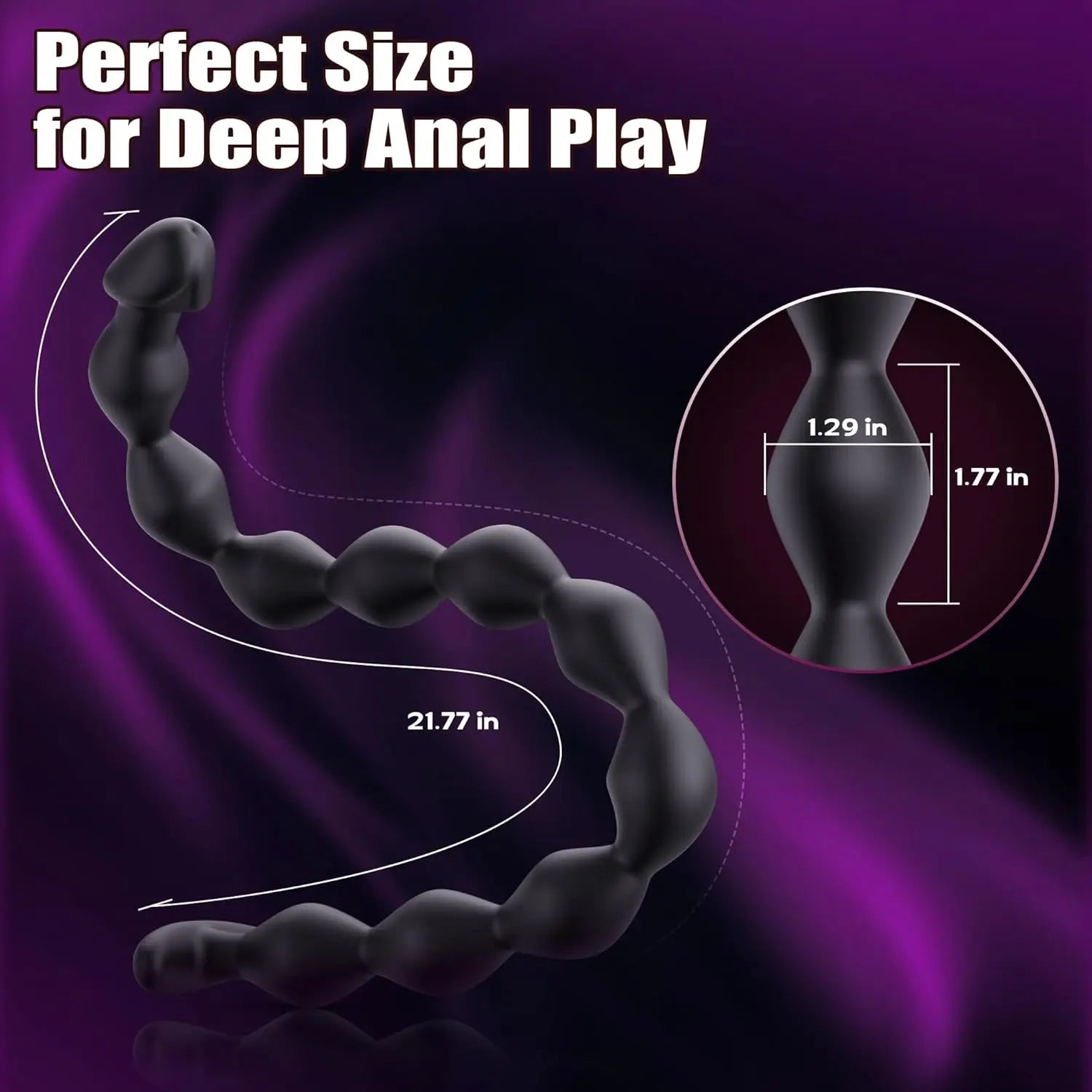 Anal Beads Balls Long Dildo Training Silicone Anus Ass But Butt Plug Analplug Buttplug Sex Toys Prostate Massager for Women Gay