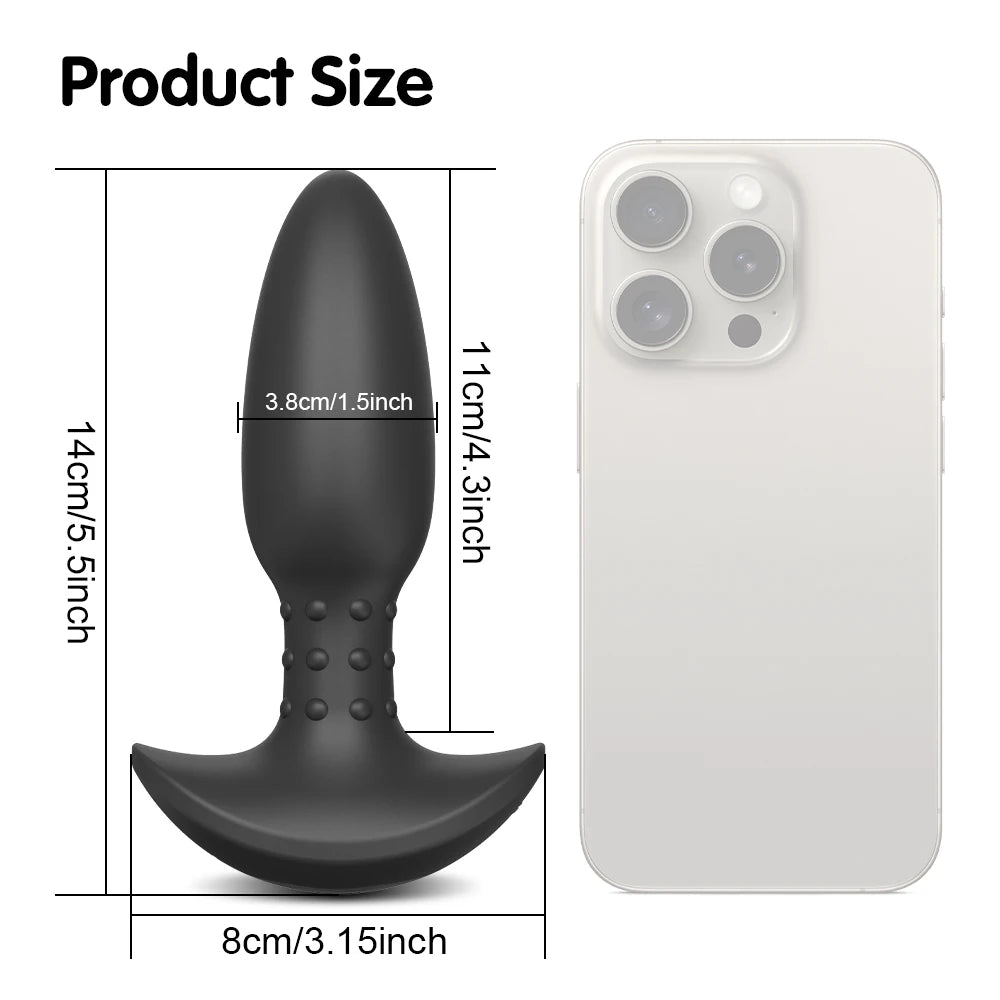 Anal Toys Gay Butt Plug Gay Anal Vibration Anal Plug Vibrator Masturbation Tools Anal Man Plug Vibrating Masturbator Adult Toys