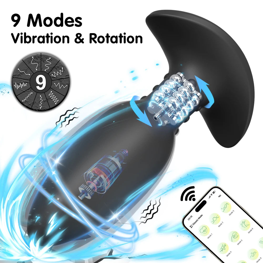 Anal Toys Gay Butt Plug Gay Anal Vibration Anal Plug Vibrator Masturbation Tools Anal Man Plug Vibrating Masturbator Adult Toys