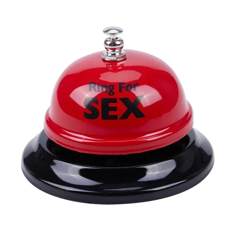 Sex Bell Ring Toy Game Novelty Gift Bachelorette Bachelor Party SM Adult Games Erotic Sex Toys for Couple Flirting