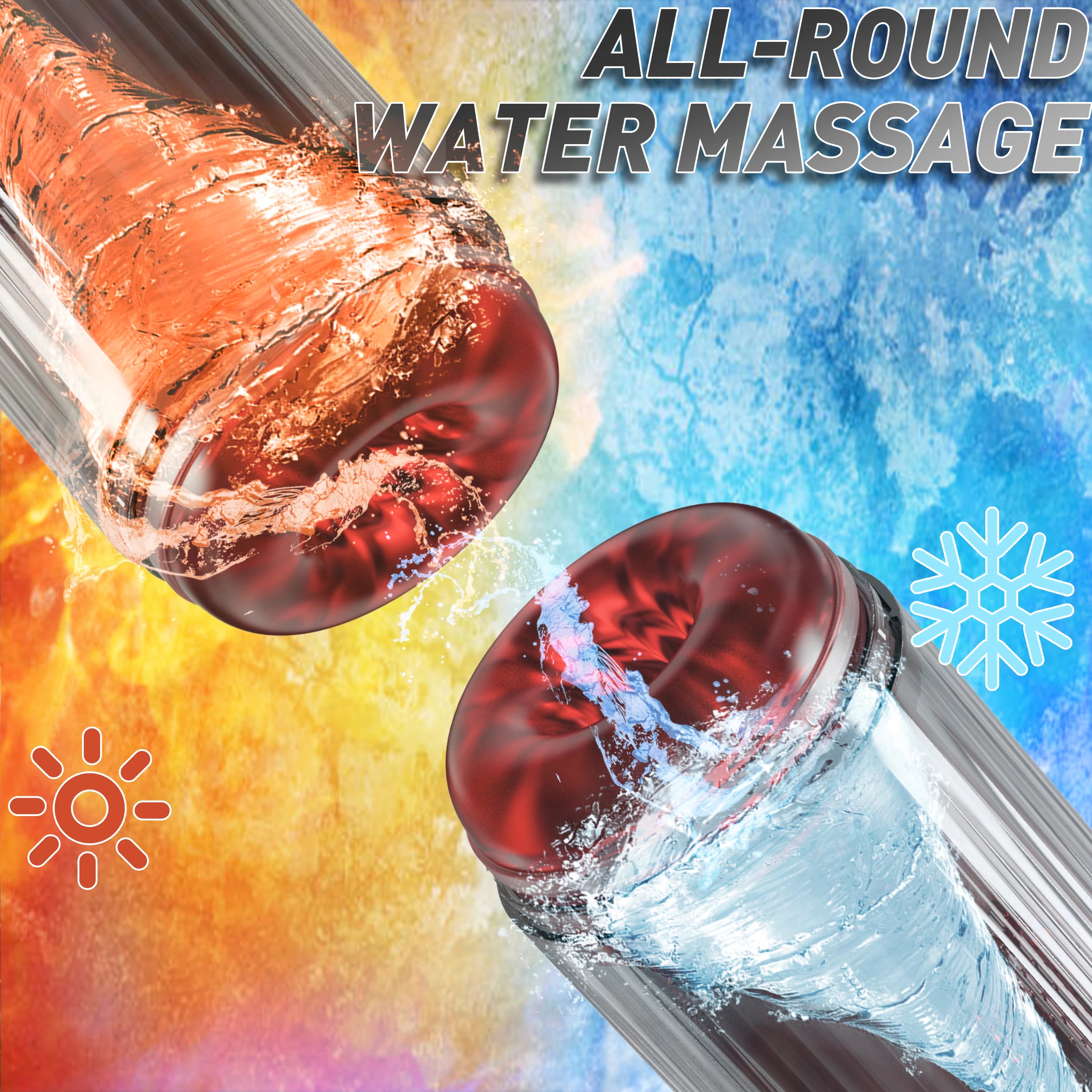 Adult Sex Toys 4-in-1 Male Electric Masturbator 7 Vibration, Suction, and Licking Modes Male Oral Sex Simulator Adult Tool