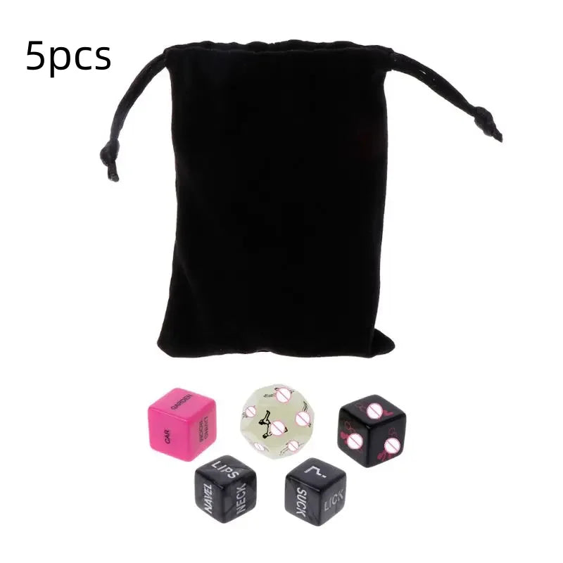 Couple Fun Dice Role Playing Dice Party Dice Novel Toy Game for Bachelor Party or Adult Couples Gift for Adult Sex Toys