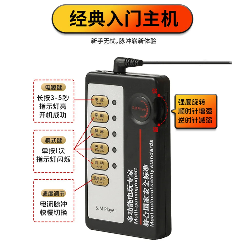 Anal Butt Plug Flirting Toy Sex Products For Couple Electro Shock Masturbation E-Stimulation Anal Plug Medical Themed Sex Toys