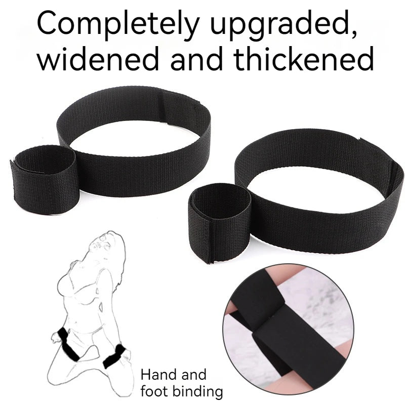 Sex Toys For Woman Couples Handcuffs Set BDSM Bondage Gear Bed Restraints Rope Strap Adult Game Goods Wrists & Ankle Cuffs