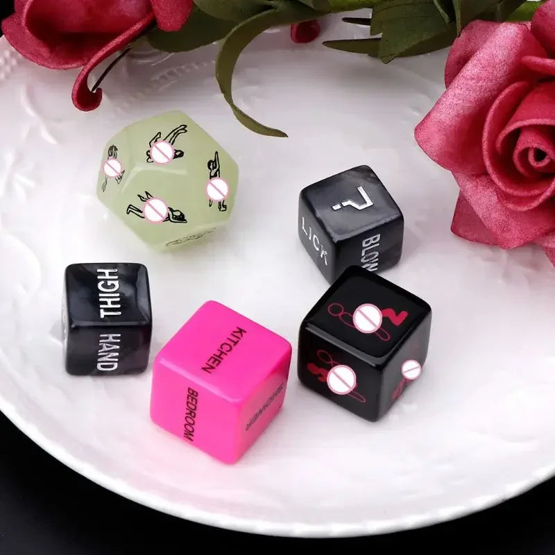 Couple Fun Dice Role Playing Dice Party Dice Novel Toy Game for Bachelor Party or Adult Couples Gift for Adult Sex Toys