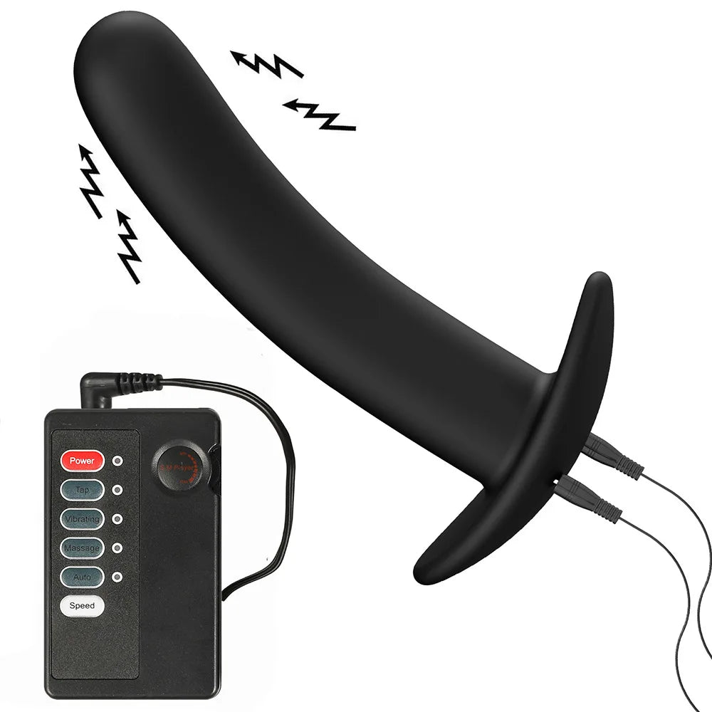 Anal Butt Plug Flirting Toy Sex Products For Couple Electro Shock Masturbation E-Stimulation Anal Plug Medical Themed Sex Toys