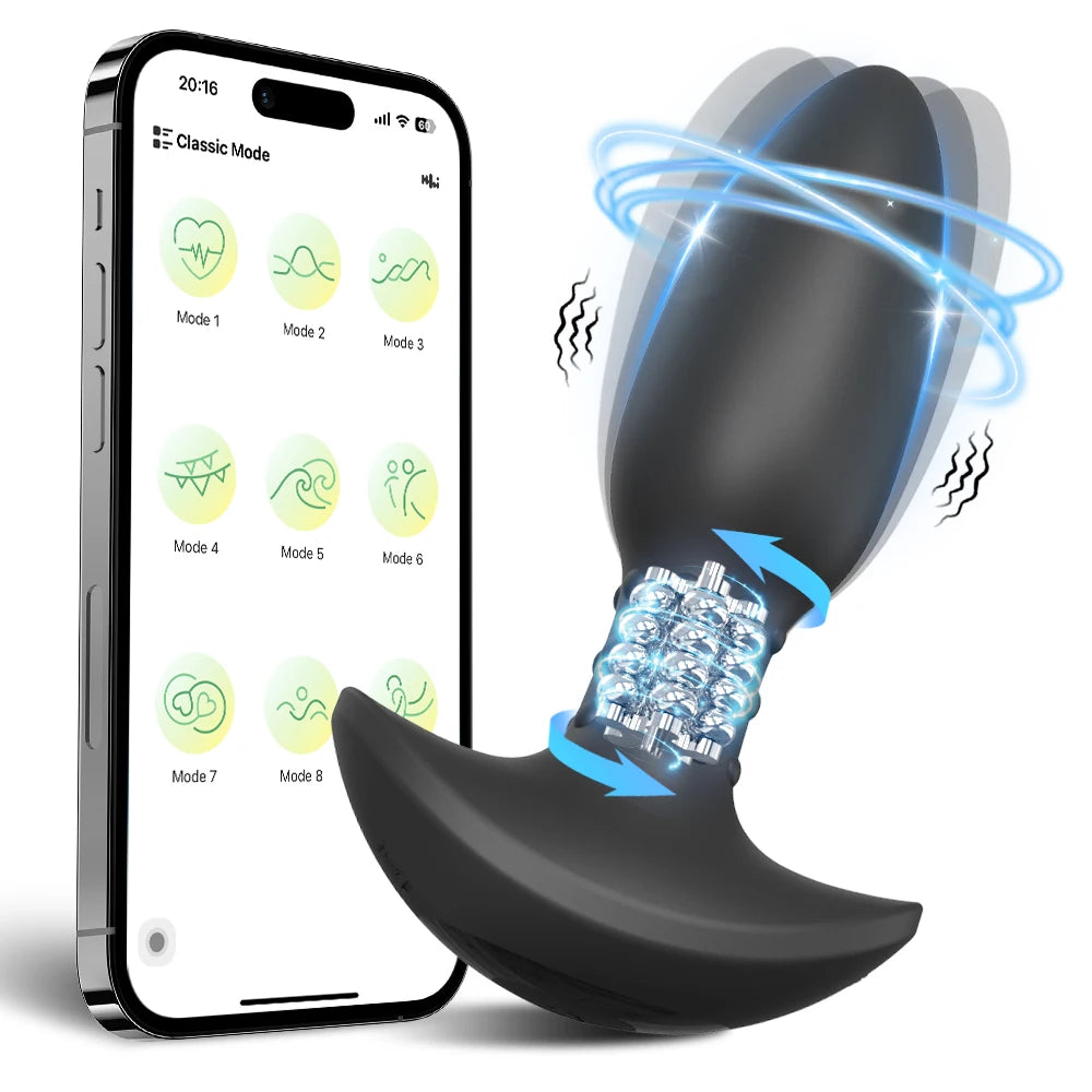 Anal Toys Gay Butt Plug Gay Anal Vibration Anal Plug Vibrator Masturbation Tools Anal Man Plug Vibrating Masturbator Adult Toys